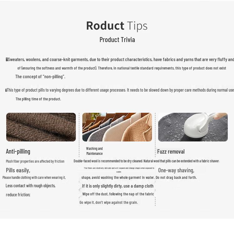 Bailuyu Women's 100% Wool Double-Faced Short Coat