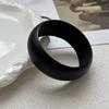 Vintage Resin Exaggerate Bangles Leopard Wood Hand Ring Temperament Chunky Bracelets Women  Gift