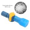 5PCS Water Bag Bite Valve Food Grade Silicone with Straight Tube Connector Water Bag Suck Nozzle for Cycling