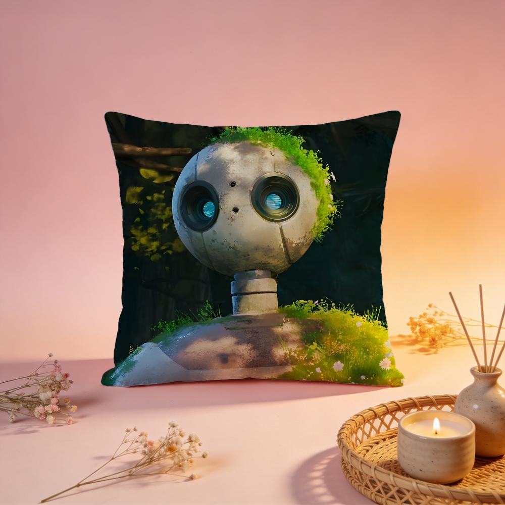 Fashion TThe Wild Robotful Cushion Cover Comfortable Durable Pillow Cover MultiScene for Home Office Car Sofa