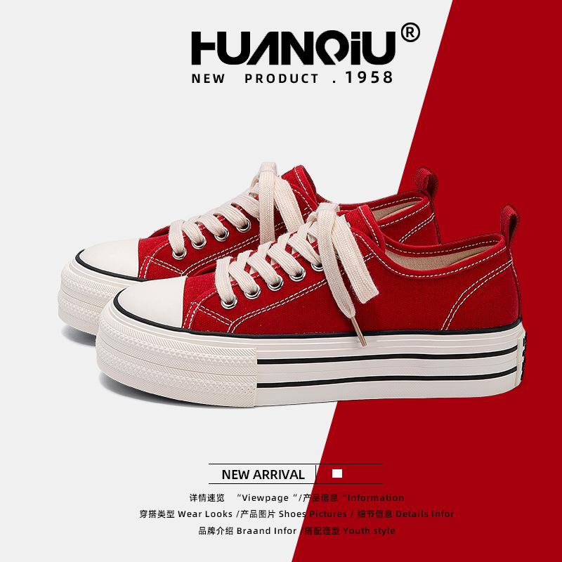Global platform canvas shoes women's ZHQ-HQ079 new summer women's shoes with skirts casual canvas shoes women's tide