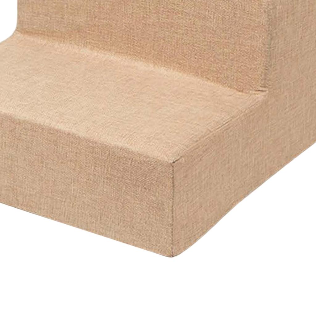 Pet Steps, Washable Removable Cover Ladder Ramp for Kitten High Bed Climbing Cats Non Slip