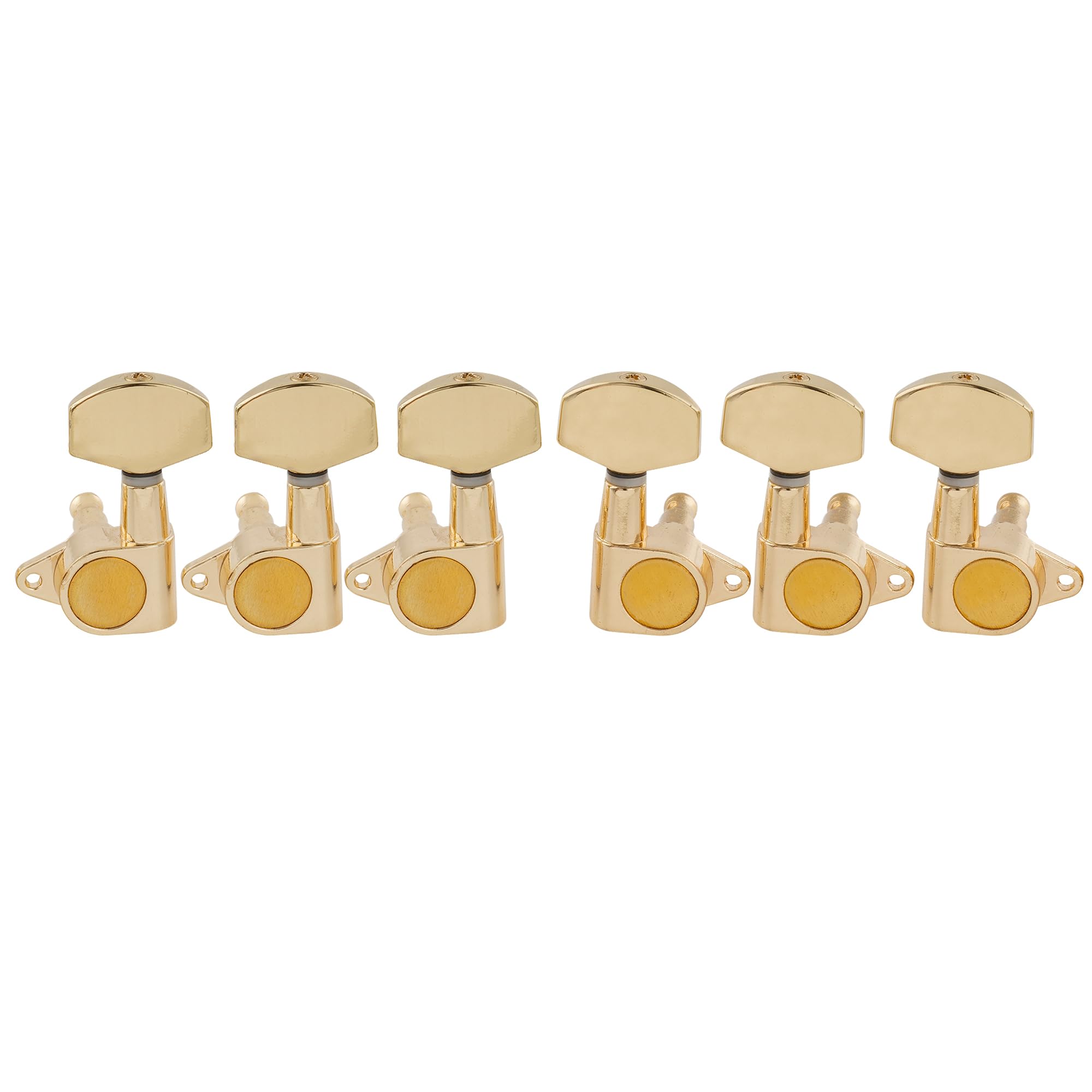 

Musiclily Pro Epistyle 3 to 3 Guitar Peg, Big Button Gold