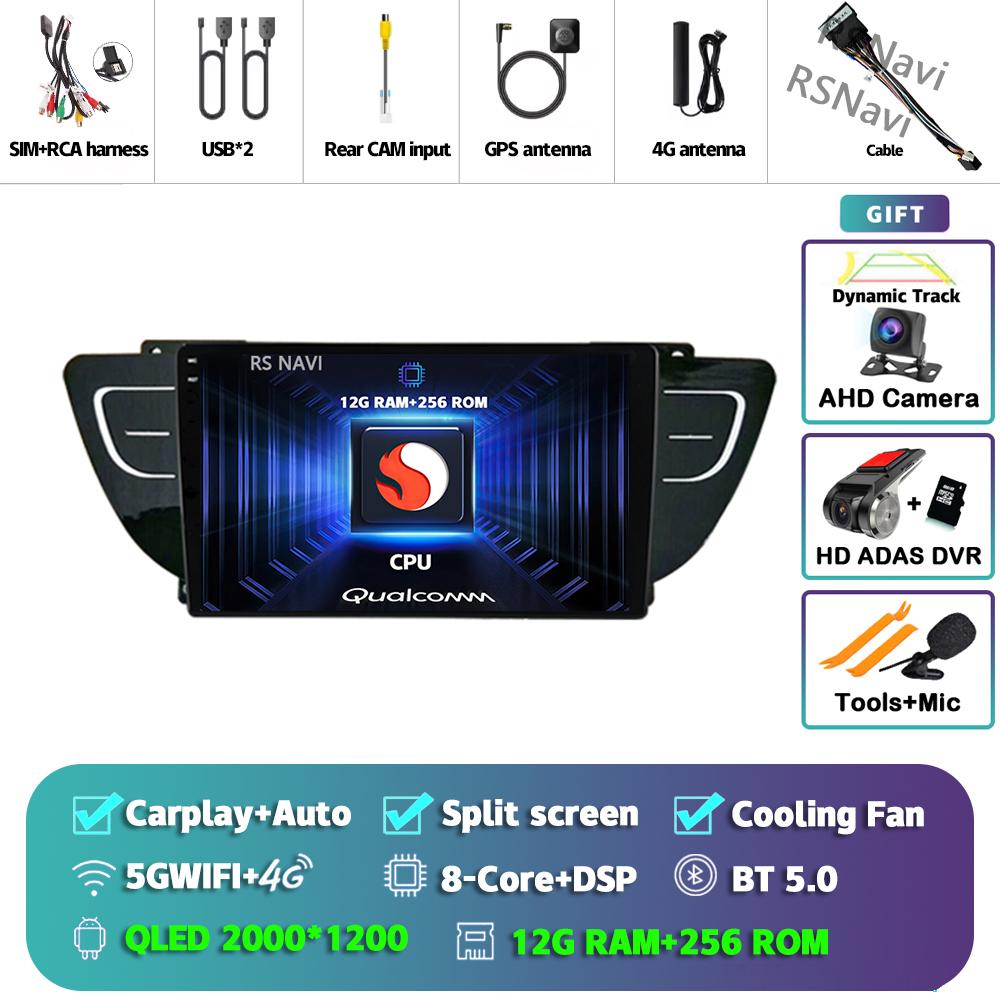 Android 14 Carplay Auto For Geely Atlas 2016 - 2020 Car Radio Player Multimedia 4G+WIFI Stereo Navigation Head Unit AI Voice GPS