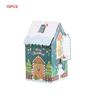 10Pcs Kraft Paper Christmas Gift Box Xmas Ornament Packaging Boxes New Candy Bags  New Year