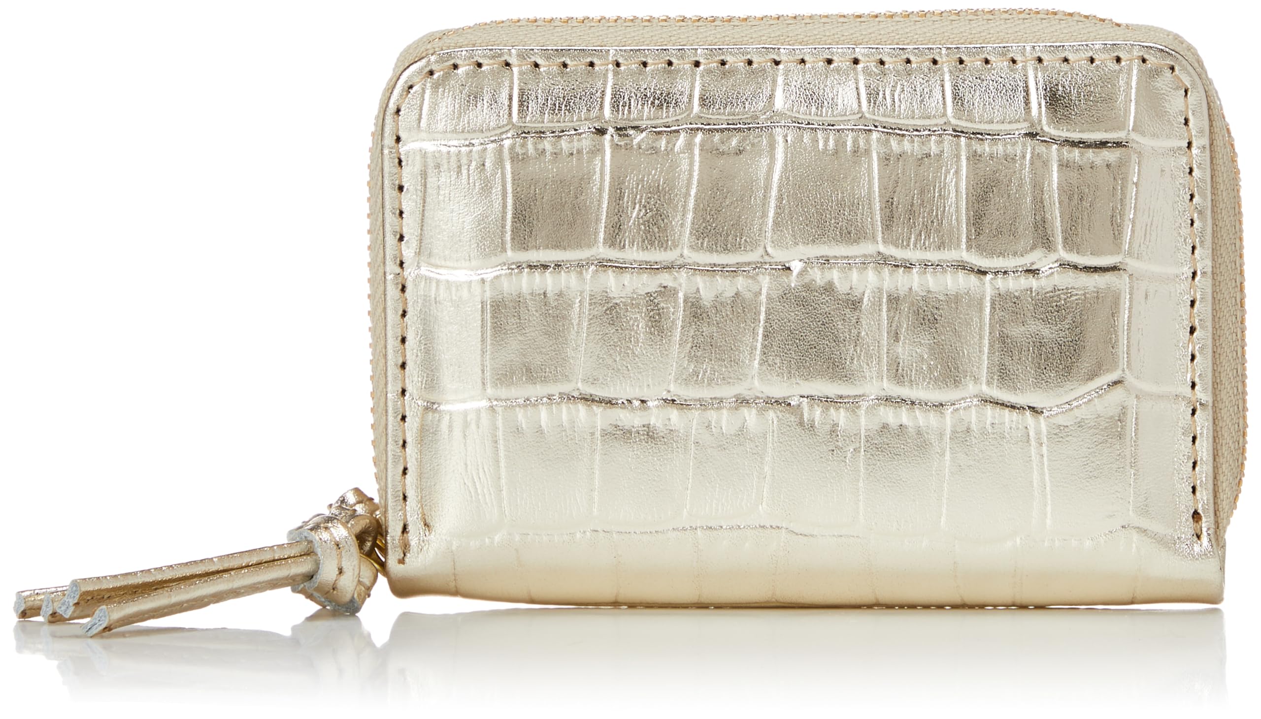 

Металлический замок Croco Bellows Card Key Case GD F [Perke] 08-06-03991 Женский