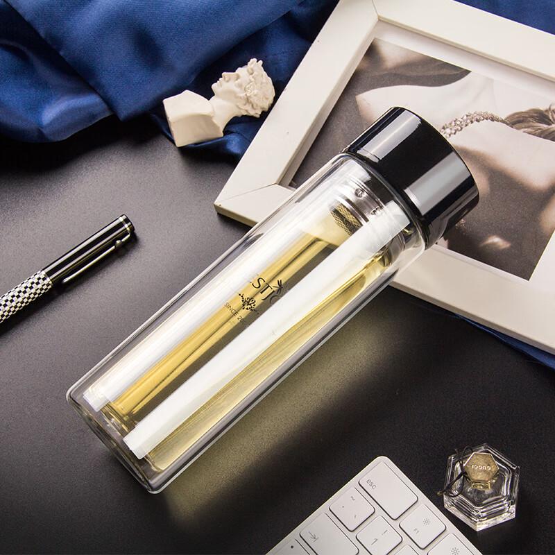 

Fuguan 360ml Double-Layer Borosilicate Glass Cup