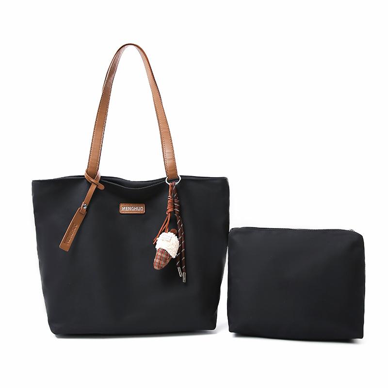 

Women s Bag Shoulder Bag Large Capacity Commuter Tote Bag чёрный