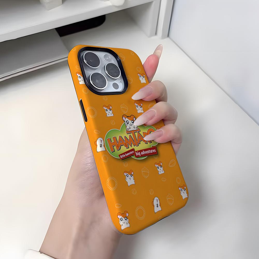 

Hamtaro Hamster Phone Case For Iphone 16 Pro Max 15 13 14 12 11 14 Pro Max 15 Pro Max Fashion Two-in-one Cover iPhone15Pro