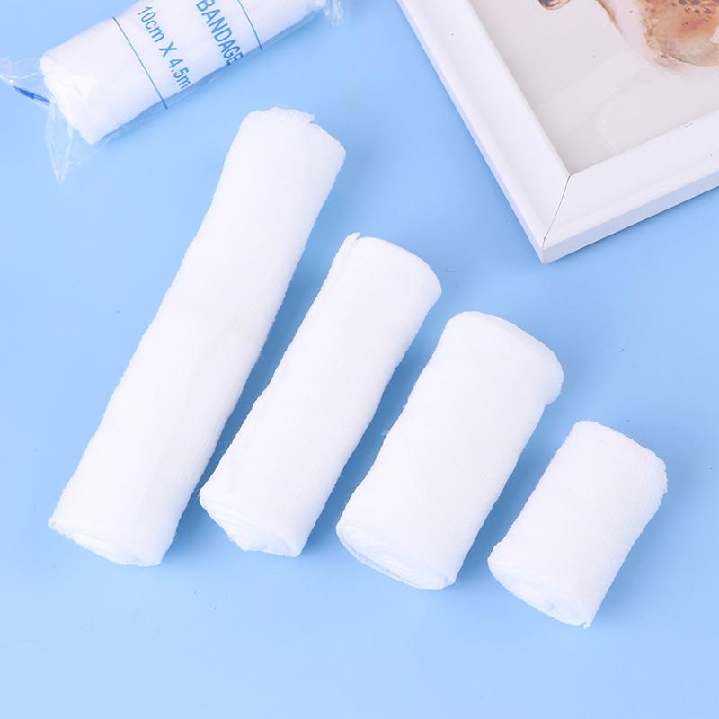 4Rolls Cotton Elastic Bandage First Aid Medical Nursing Emergency Care Bandage