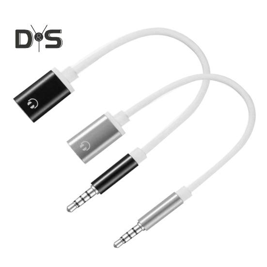 3.5MM Male To Female Type C Audio Cable Headphone Adapter for Mp3 Player Laptop Tablets Noise Cancelling Lossless Audio Headset Adapter