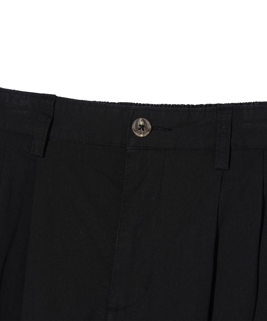 Eonoideu Double-Pleated Wide Cargo Pants Black (Lo3Pu726-076)