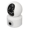 Dual Lens Security Camera 1080P Wireless Home WiFi Security Camera 360 Degree PTZ Rotation Motion
