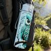 1PC Forest Owl Teal Vintage Illustration Art 750ml Color Plastic Sports Water Bottle Leakproof Flip Straw Lid Suitable for Sports Office Home Use