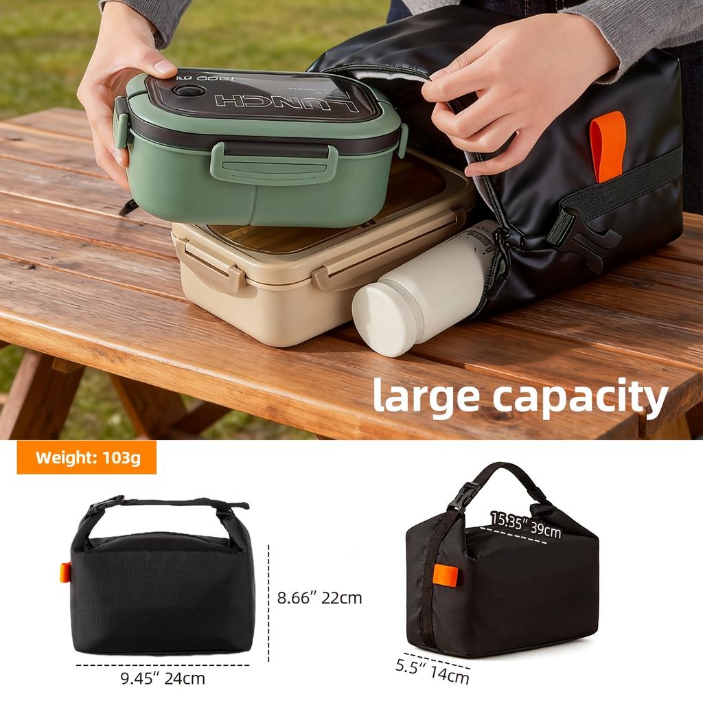 Large Capacity Insulated Cooler Bag - Portable Aluminum Foil Heat Preservation, New Models for 2026, Ideal for Outdoor Travel, Camping, Essentials