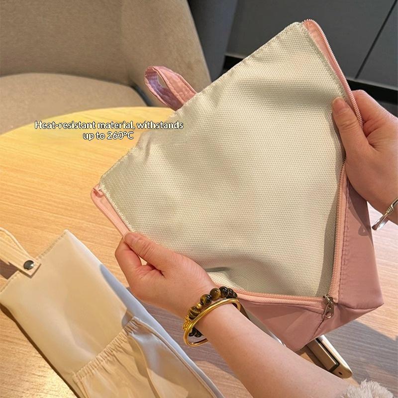 Popular Waterproof and High-temperature Resistant Curling Iron Storage Bag Japanese-style Hanging Portable Perm Iron Storage Bag