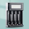 4 Slots LCD Display AA/AAA Battery USB Charger Independent Slot Universal Battery Charger USB Input for NI-MH/NI-CD AA AAA 1.2V