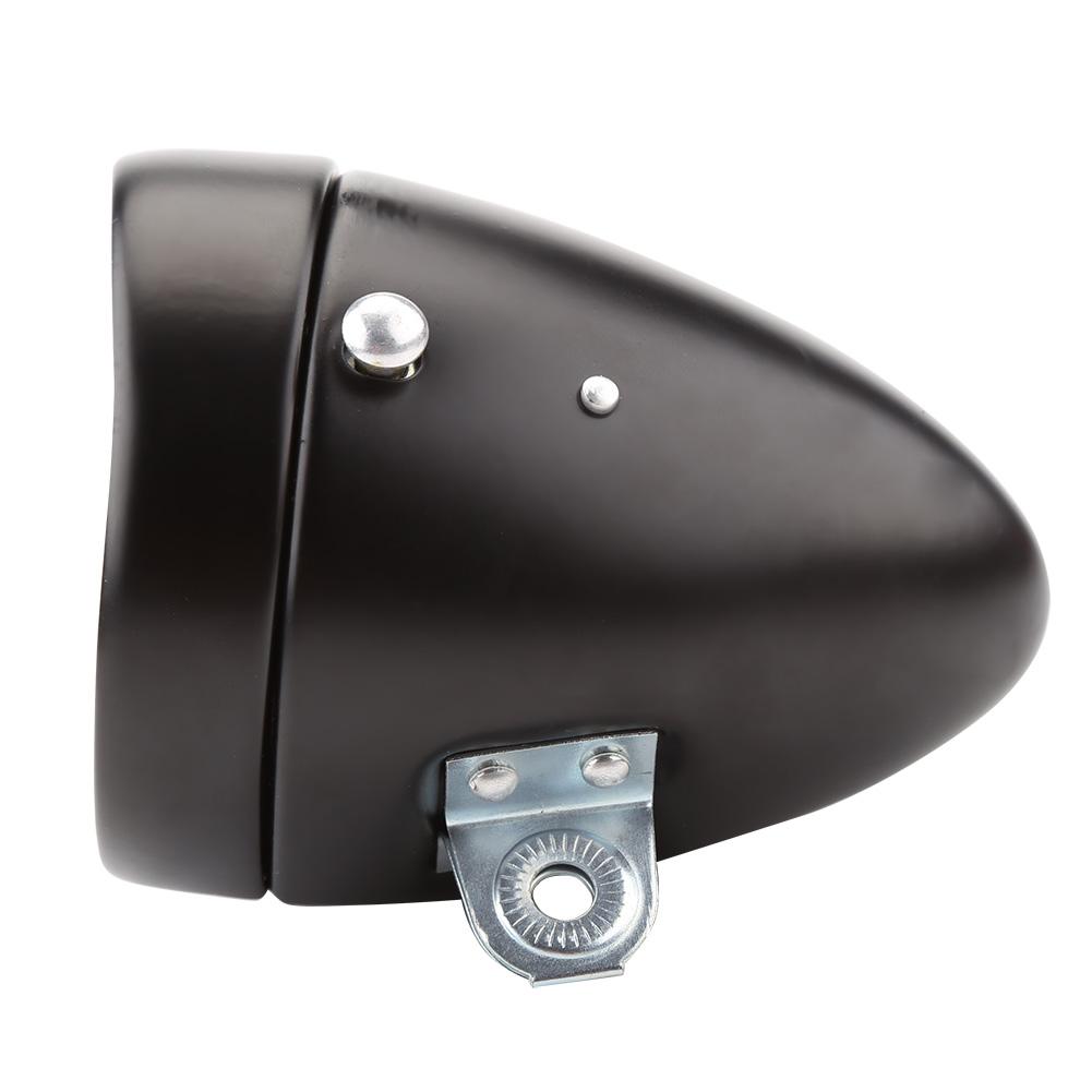 6 LED Vintage   Bike Front Light Headlight Flashlight Headlamp With Bracket Black