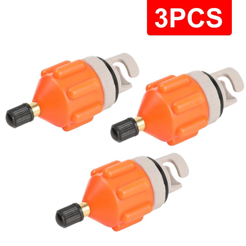 

2-10pcs Durable Air Valve Adaptor Wear-resistant Rowing Boat Air Valve Adaptor Nylon Kayak Inflatable Pump Adapter for SUP Board