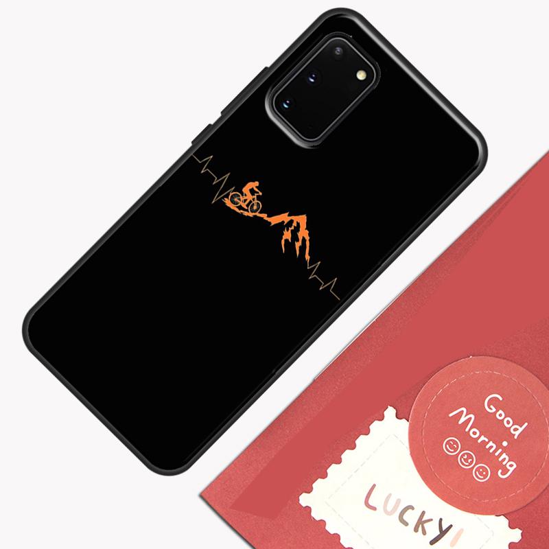 Lustige Handyhülle mit Fahrradmotiv für Samsung Galaxy S25, S26 Ultra, S20, S21, S22, S23, S24 Plus, S9, S10, S25 FE