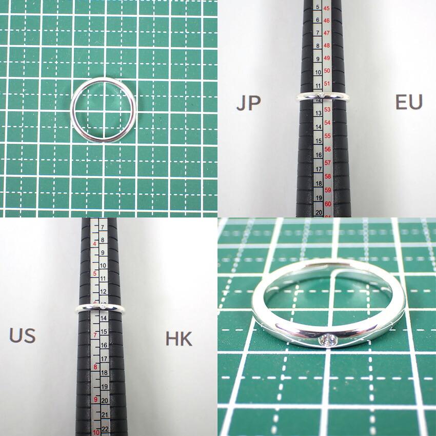 [Pre-owned] TIFFANY 925 Diamond Stacking Band Ring / Size 12 / J60-4