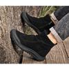 Men's High-Top Martin Boots: Breathable, Non-Slip, Trendy Workwear Shoes for Autumn