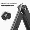 Bicycles Scooter Motorcycle Folding Lock Fold Chain Heavy Duty Metal Foldable Lock with Key and Frame Mount Enduring