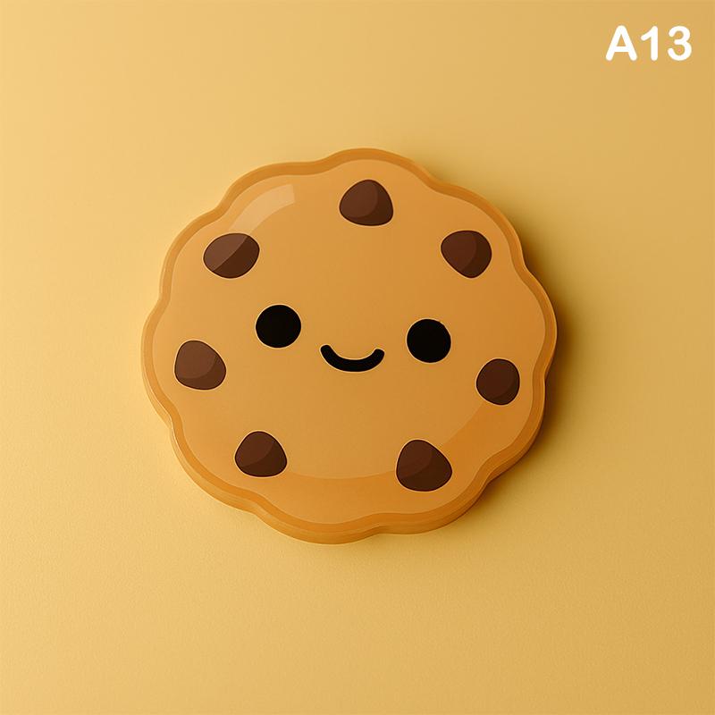 Cute Cartoon Acrylic Coaster Irregular Shapes Heat-Resistant Bowl Pad For Coffee, Tea, Hot Drinks Table Protectors Desk Decor