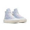 Converse Chuck Taylor All Star Schnürschuhe Strapazierfähige Atmungsaktive High-Top Canvas Schuhe Unisex Sneakers Blau A06499C