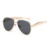 Women's Aviator Oversized Metal Frame Sunglasses, High-end Retro Style, Men's Sunglasses