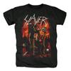 Vintage Slayer Show No Mercy T Shirt Unisexs Fashion Short Sleeve Tshirt Harajuku Streetwear Hip Hop Cotton T-Shirt Tee Tops