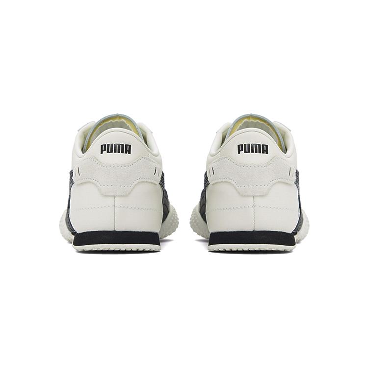 Puma Women's Bella UT Leather Low-Top Casual Sneaker White Black 402186-01
