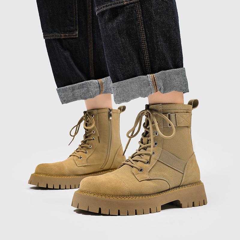 

Мужские ботинки martin со средним верхом осенью и зимой