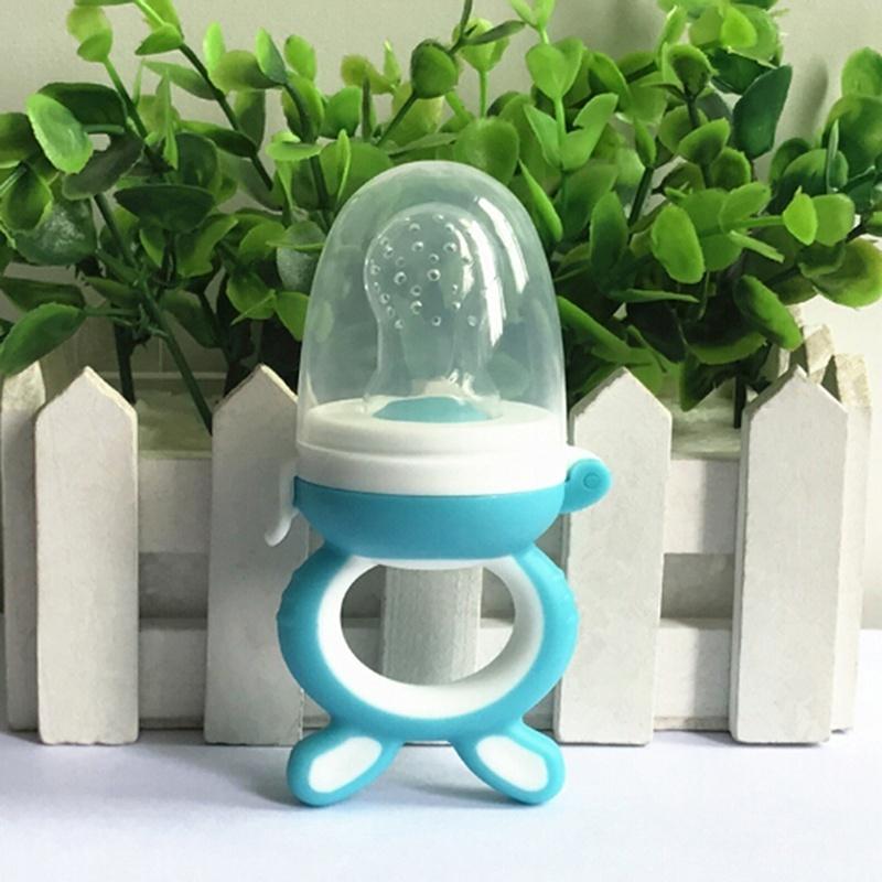 Baby Teether Silicone Pacifier Fruit Feeder Food Nibbler Feeder Soother Nipple