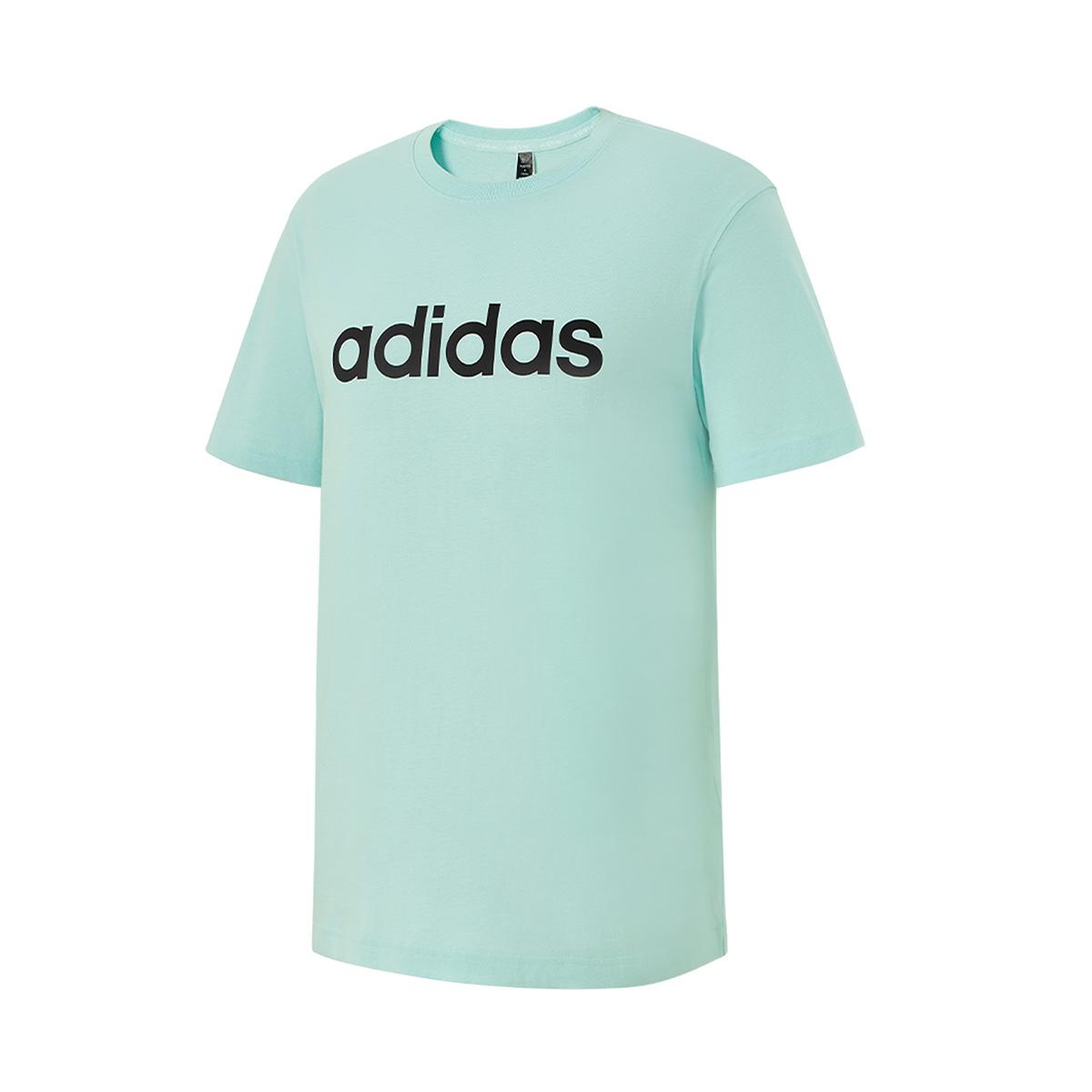 Adidas T Shirts Men s Green Crew Neck Moderate JM2236- L