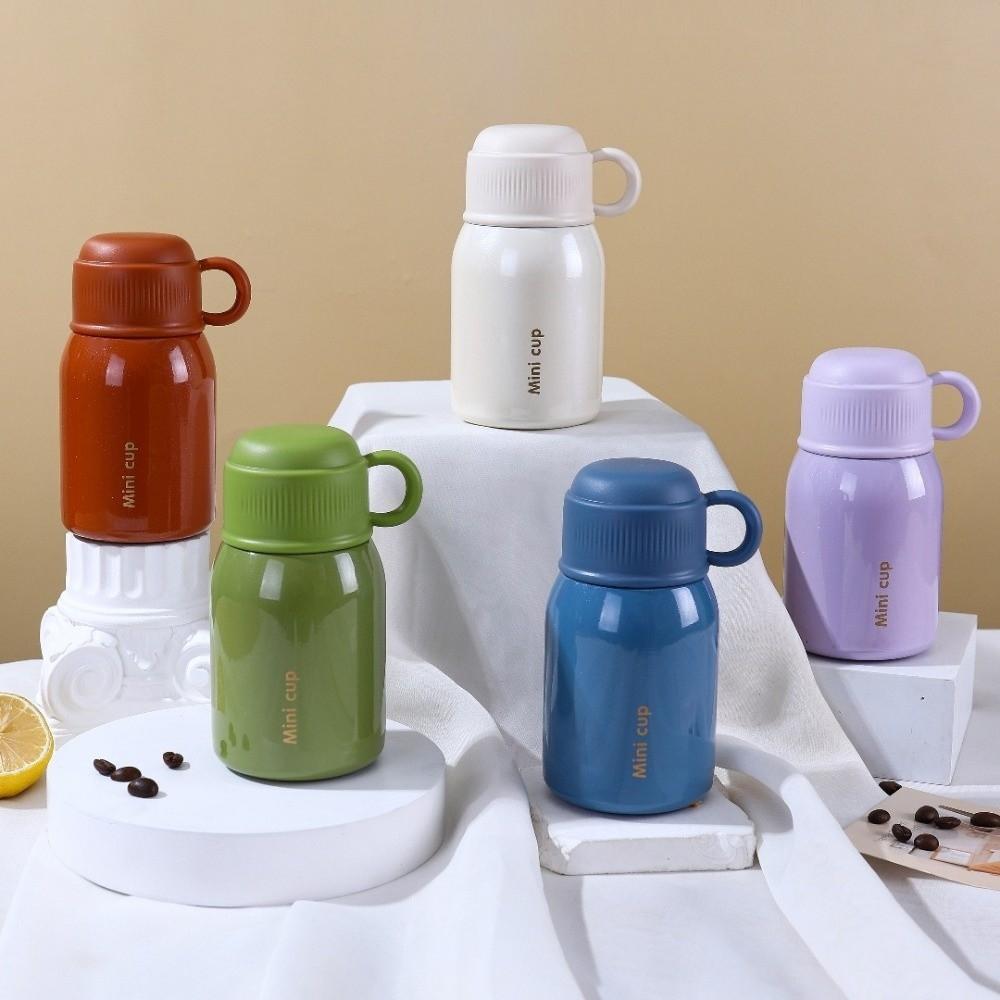 Stainless Steel Vacuum Flask Double Layered Mini Pocket Cup Portable Sports Water Bottle  Travel