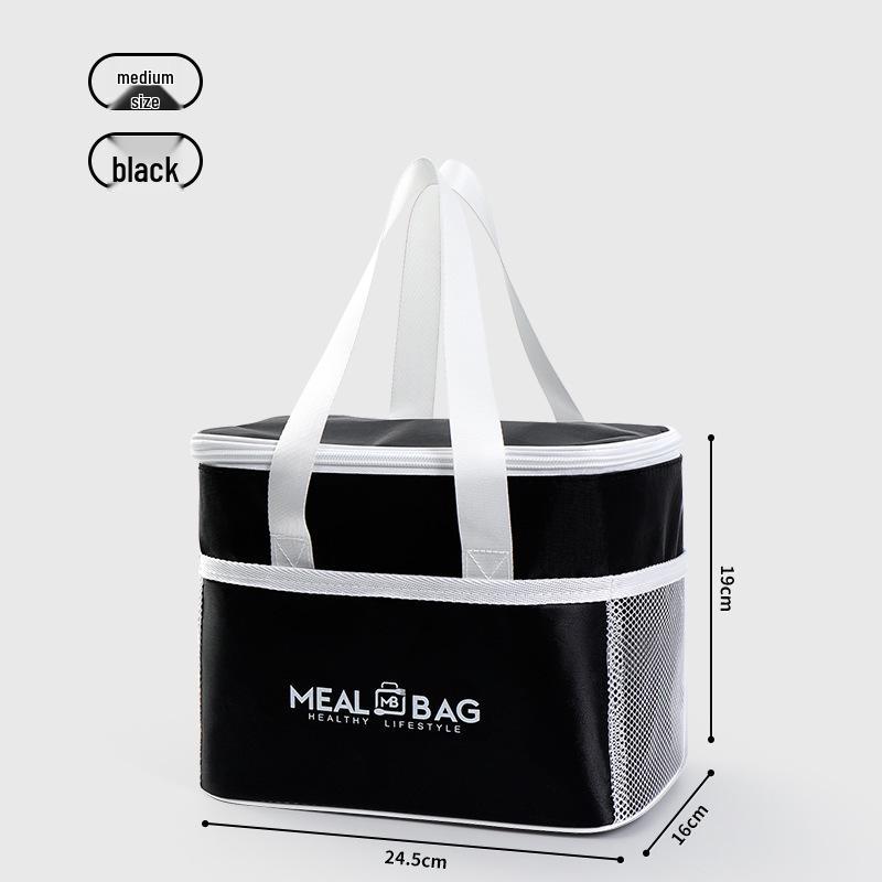 Aluminum Foil Insulated Lunch Bag - Durable, Stylish, and Perfect for Students or Office Workers
