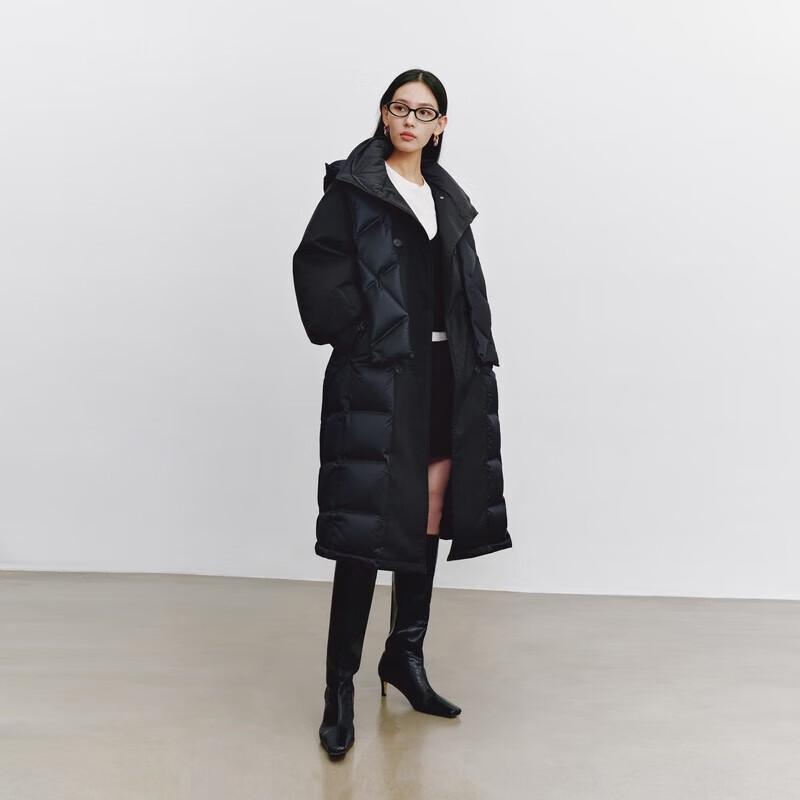 Ailolaiyi Women's Goose Down Winter Jacket with Detachable Scarf Hood