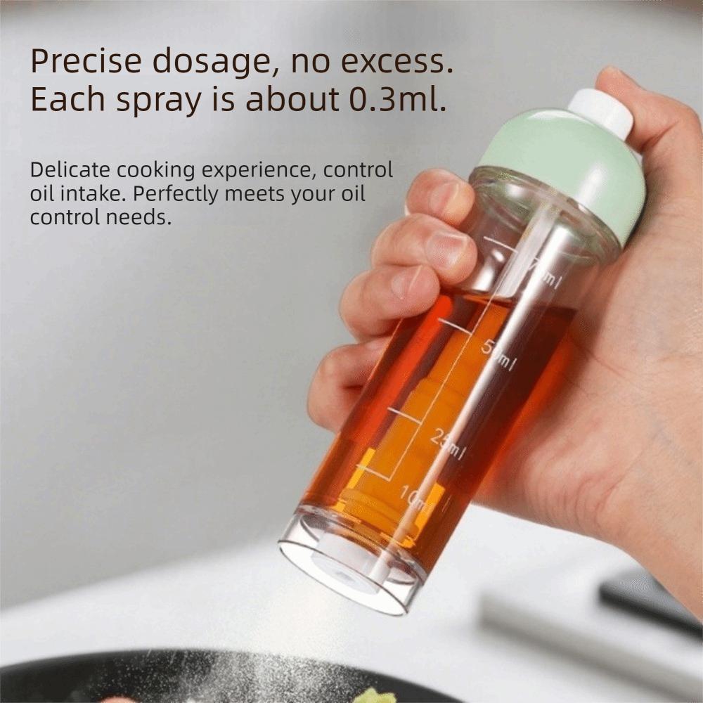 100ML Press Oil Sprayer Plastic Cooking Oil Dispenser Portable Down-Spray Oil Bottle  Salad Making