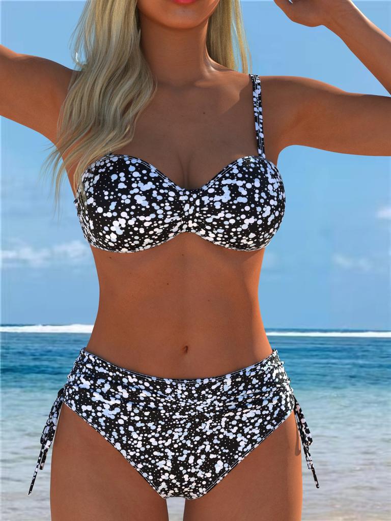 11 Years of New Sexy European and American Bikini Print Lace-up Swimsuit Women Temu