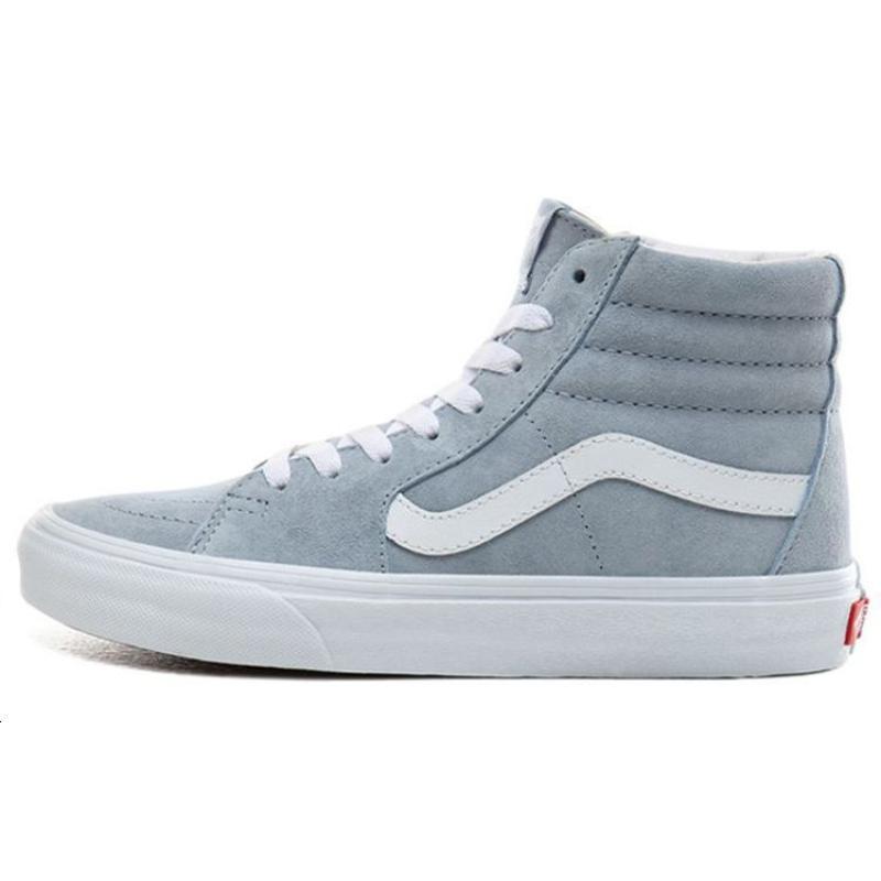 

Vans Pig Suede SK8 HI Skate High Sneakers Shoes Light Blue Vans VN0A4BV6V4Z 36