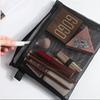 Mesh Storage Bag Fashion Toiletries Storage Bag Travel Female Portable Large Capacity Travel Cosmetics Storage Bag Accessories