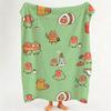 illust Y Yutoriya Throw Flannel Throw Blanket Suitable for Sofa Living Room Bedroom