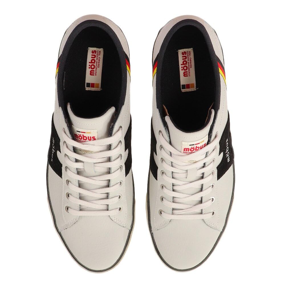 Μωβ ESSEN Δερμάτινα Αθλητικά Παπούτσια Unisex (Μέγεθος 44, Λευκό/Μαύρο)