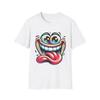 Cartoon Smiley Unisex Softstyle T-Shirt - Perfect for Parties and Everyday Wear