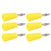 20pcs Banana Plug 4mmCelsius0.16in Low   Signal Loss Stable Current Compact Convenient Electrical Connector