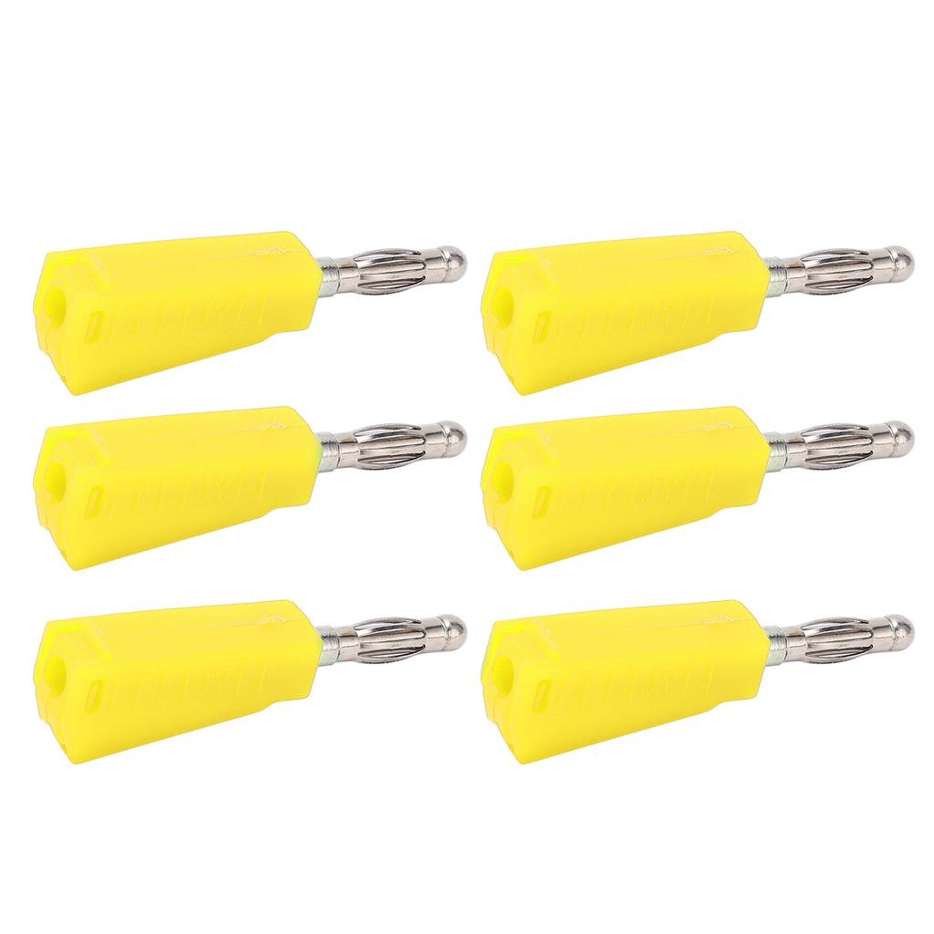 20pcs Banana Plug 4mmCelsius0.16in Low Signal Loss Stable Current Compact Convenient Electrical Connector
