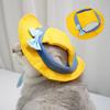 UV Protection Cat Fisherman Hat Adjustable Straps Cats Sun Cap Pet Sun Hat  Beach Activities