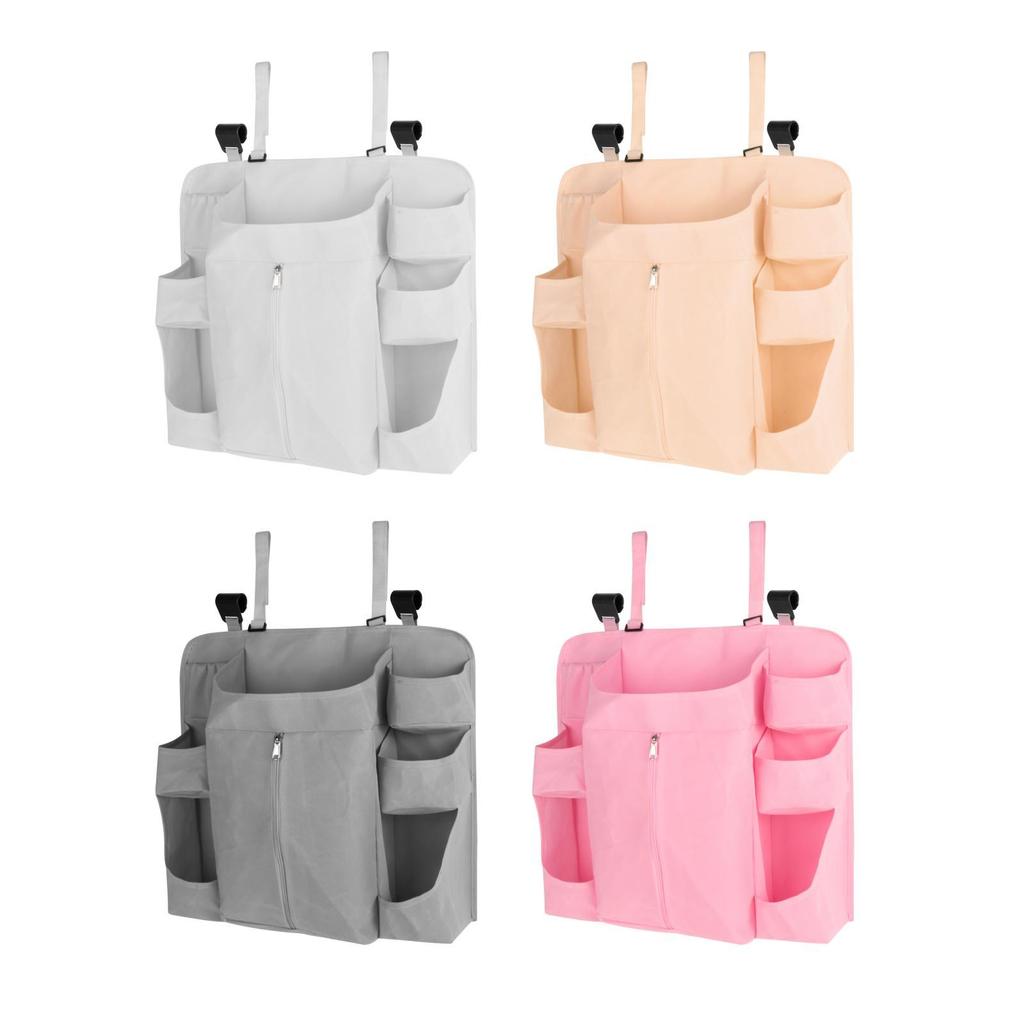 Hanging Diaper Stacker Ample Storage Nursery Organizer with 13 Pockets for Crib and Changing Table Organization