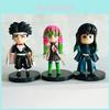 Demon Slayer Kimetsu No Yaiba Zestaw Figurek PVC Do Montażu Dla Kolekcjonerów Anime I Dekoracji Tortu